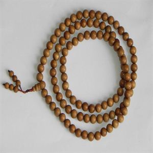 Picture of Wooden Buddhist  Prayer Mala - 108 String