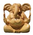 Picture of wooden Ganesha